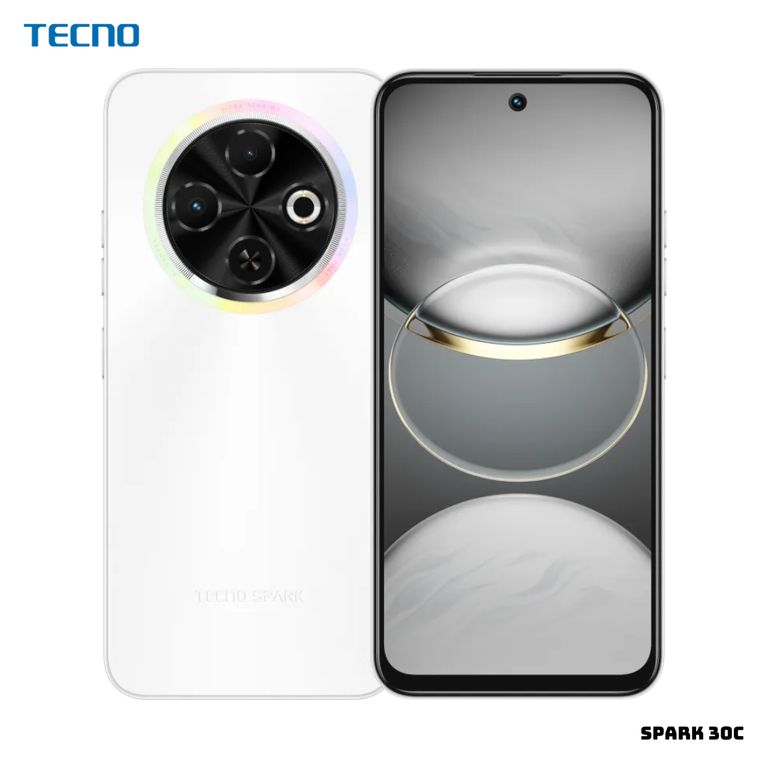 CELULAR TECNO SPARK 30C 4GB RAM 256 ROM - ORBIT WHITE
