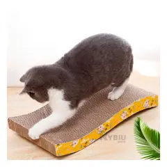 GENERICO - Rascador Funcional de Felinos S de Carton Y+Papel de Regalo