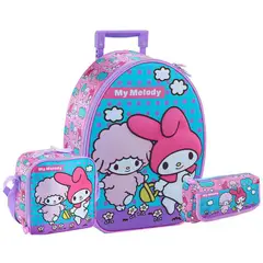 SCOOL - Set Ranger Maleta Lonchera Cartuchera My Melody 3D