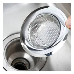 GENERICO - Rejilla Filtradora de Caño 9 cm en Color Plateado