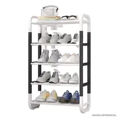 INSPIRA - Estante organizador de zapatos 5 niveles Negro