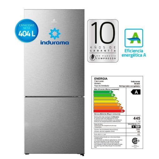 REFRIGERADORA DE 404L RI 698