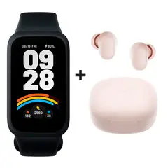 XIAOMI - Audifonos Redmi Buds 6 Play Rosa + SmartBand 9 Active Negro