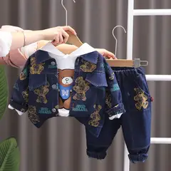 GENERICO - CONJUNTO DE NIÑO BEBE PARA CUMPLEAÑOS DE 3 PIEZAS