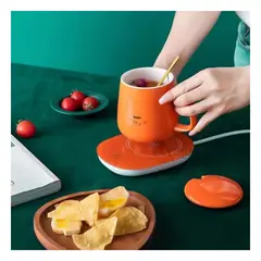 RYBIU IMPORT - Set Calentador de Taza en Caja de Color Naranja