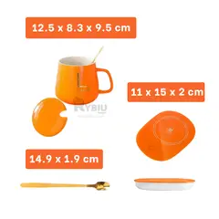 RYBIU IMPORT - Pack para Guardar Liquidos Naranja Y+Post-it Adhesivos