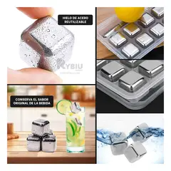 RYBIU IMPORT - Kit para Congelar en Tono Plateado Y+Regalo Stickers