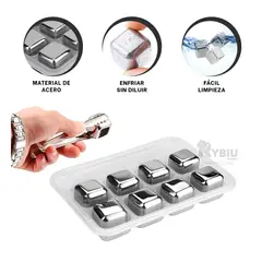 RYBIU IMPORT - Pack Rapido para Enfriar en Plateado Y+Ligas de Regalo