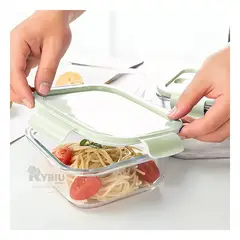 RYBIU IMPORT - Recipiente con Sellado en Verde 410ml Y+Regalo Agendita