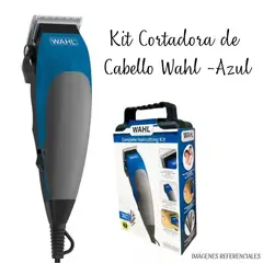 WAHL - Kit Maquina de Cortar Cabello Maleta Azul