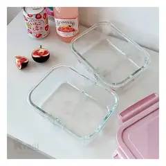 GENERICO - Recipiente con Sellado en Rosado 1040ml Y+Regalo Agendita