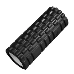 GENERICO - Rodillo Masajeador Muscular - Foam Roller Color Negro