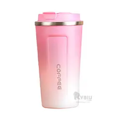 RYBIU IMPORT - Envase Eficiente Rosado con Blanco Y+Banderitas Adhesivas