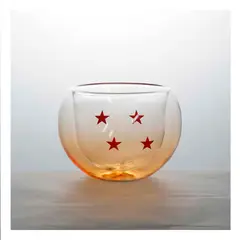 GENERICO - Vaso Duro de 250ML en Tono Dorado Y+Regalo Ligas para Peinar