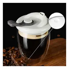 RYBIU IMPORT - Vaso de Silicona para Beber en Plomo 350ml Y+Papel de Regalo