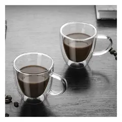 RYBIU IMPORT - Taza Funcional en Color Transparente Y+Papel de Regalo