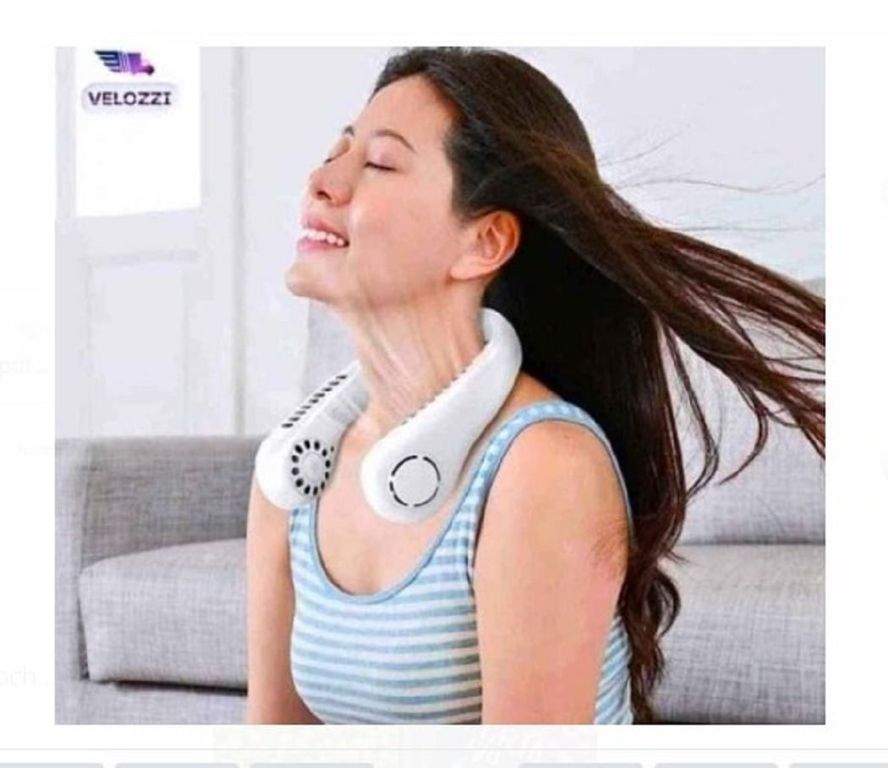 VENTILADOR PORTATIL CUELLO BLANCO A1 DE CALIDAD