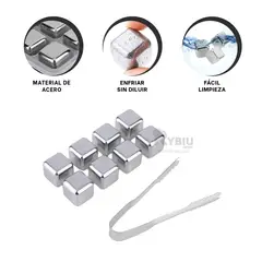 RYBIU IMPORT - Pack Listo para Uso en Color Plateado Y+Banderitas Adhesivas