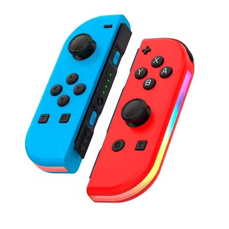 Set 2 Joycons RGB Alternativo para Nintendo Switch y Oled Rojo/Azul