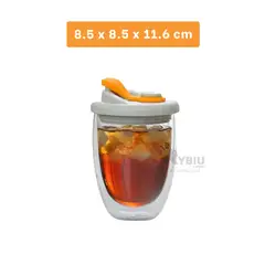 GENERICO - Recipiente Fuerte en Tono Naranja 350ml Y+Regalo Agendita