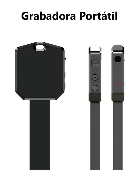Grabador Digital de 32GB tipo llavero - Negro