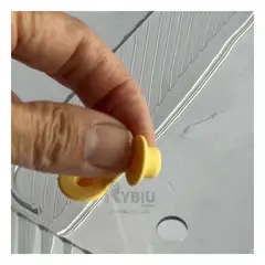 GENERICO - Fuente con Desague Util en Transparente Y+Regalo Stickers