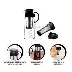 GENERICO - Recipiente para Cenas por 900ml Y+Regalo Ligas para Peinar