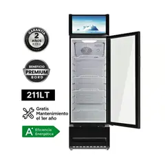 BORD - Vitrina Exhibidora Vertical 211LT EX211-M Blanco