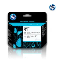 HP - Cabezal C9463A 91 Photo Black y Light Gray Original