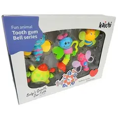 IDEAL - Kit Mordedor Sonajero x 5 Piezas