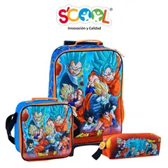 SCOOL - - Set Kombat Maleta GDE Eva 3D Dragon BallB