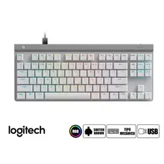 LOGITECH - Teclado G515 TKL Wired Lightsync Rgb Keycontrol Blanco