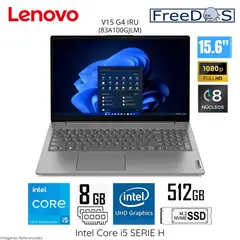 LENOVO - Laptop V15 G4 IRU Intel Core i5-13420H 8GB Ram 512GB SSD 156″ FHD Intel UHD Graphics FreeDOS