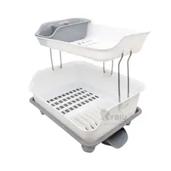 RYBIU IMPORT - Secador Efectivo de Vajilla 2N Plomo Y+Regalo Stickers