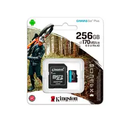 KINGSTON - MEMORIA MICRO SD GO! PLUS 256GB CLASE 10