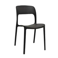 OFIDEAS - Silla De Comedor Diseño Obi Hb Color Negro