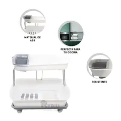 GENERICO - Colador Secador para Platos 2N Plomo Y+Post-it Adhesivos