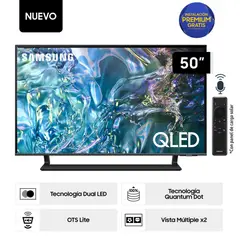 SAMSUNG - Televisor 50 Pulg. QLED Smart Tizen TV UHD 4K QN50Q65DAGXPE