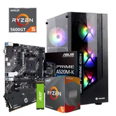 AMD - Computadora PC GAMER RYZEN 5-5600GT / RAM 16GB / 512 GB SSD M.2 PCIE /