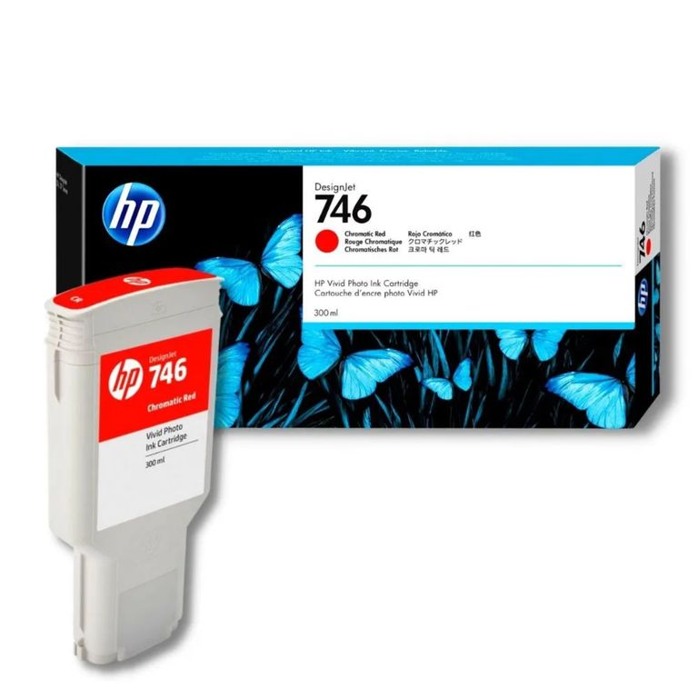 Tinta P2V81A 746 300ML Chromatic Red Original
