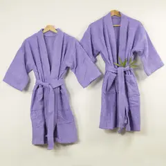 GENERICO - Salida de baño de 380 gramos - XL - Lila