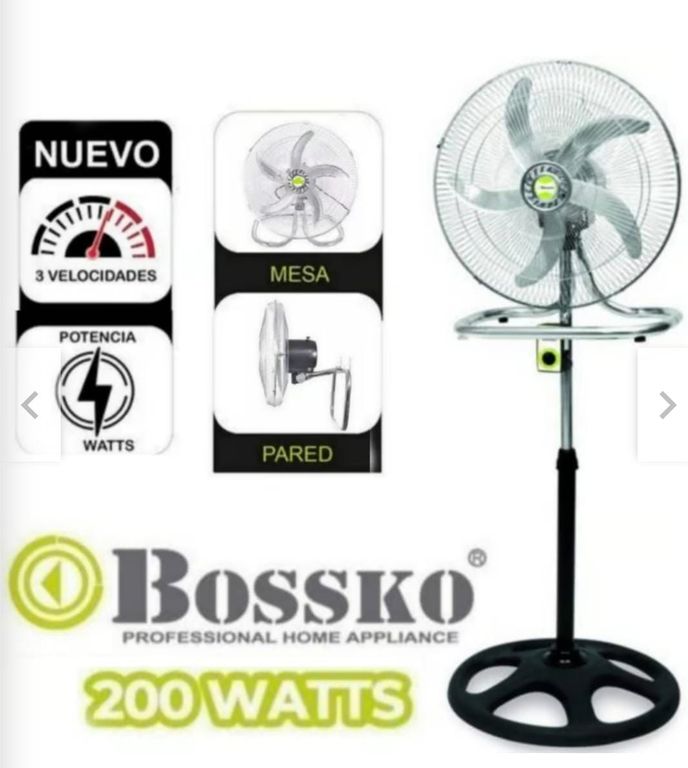 Ventilador de 5 Aspas 3en1 De 18" 200W BK-8219VI