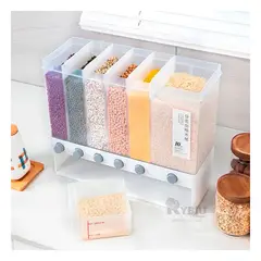 GENERICO - Dispensador para Menestra Multifuncional 10kg Blanco