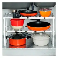 GENERICO - Estante para Cocina de Color Blanco Y+Papel de Regalo