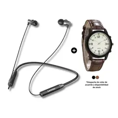 LENOVO - Audífonos Bluetooth HE05 + Reloj analógico de regalo