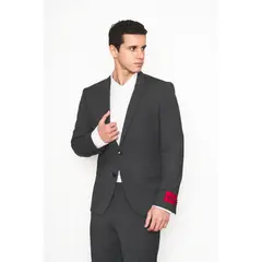 HUGO BOSS - Hugo - Saco en sarga de lana virgen elástica