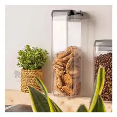 GENERICO - Contenedor Resistente de 1900ml Tapa Negro Y+Regalo Agendita