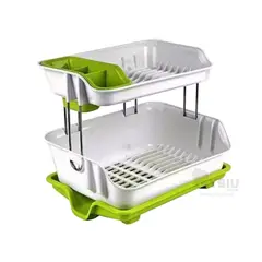 GENERICO - Colador Resistente de Platos en Verde Y+Ligas de Regalo