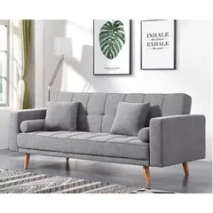 GENERICO - Sofá Reclinable Jannet 3 Cuerpos - Gris