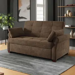 GENERICO - Sofá Cama Lineal Duquesa 1.5 Plz - Marrón